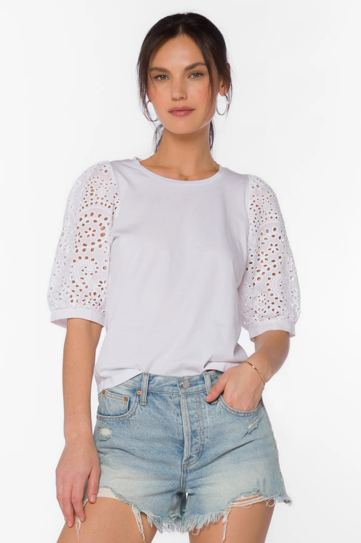 Ronan Short Puff Sleeve Top