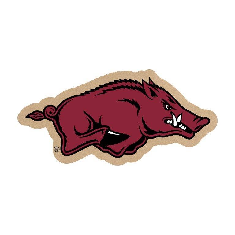 Arkansas Logo Wood Magnet