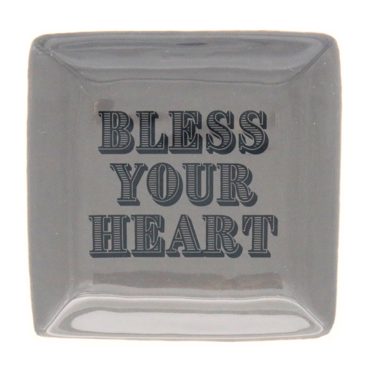 Bless Your Heart Square Trinket Tray