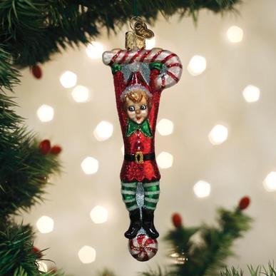 Glass Christmas Character Ornaments