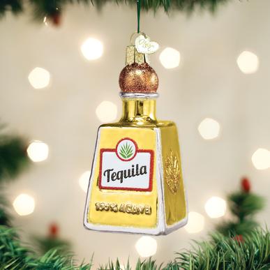 Boozy Glass Christmas Ornaments