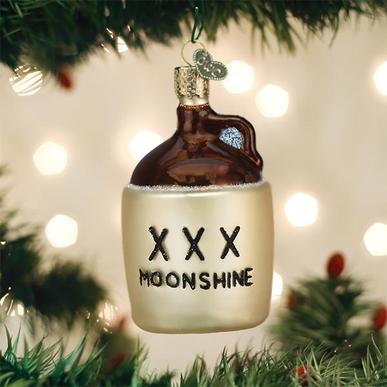 Boozy Glass Christmas Ornaments