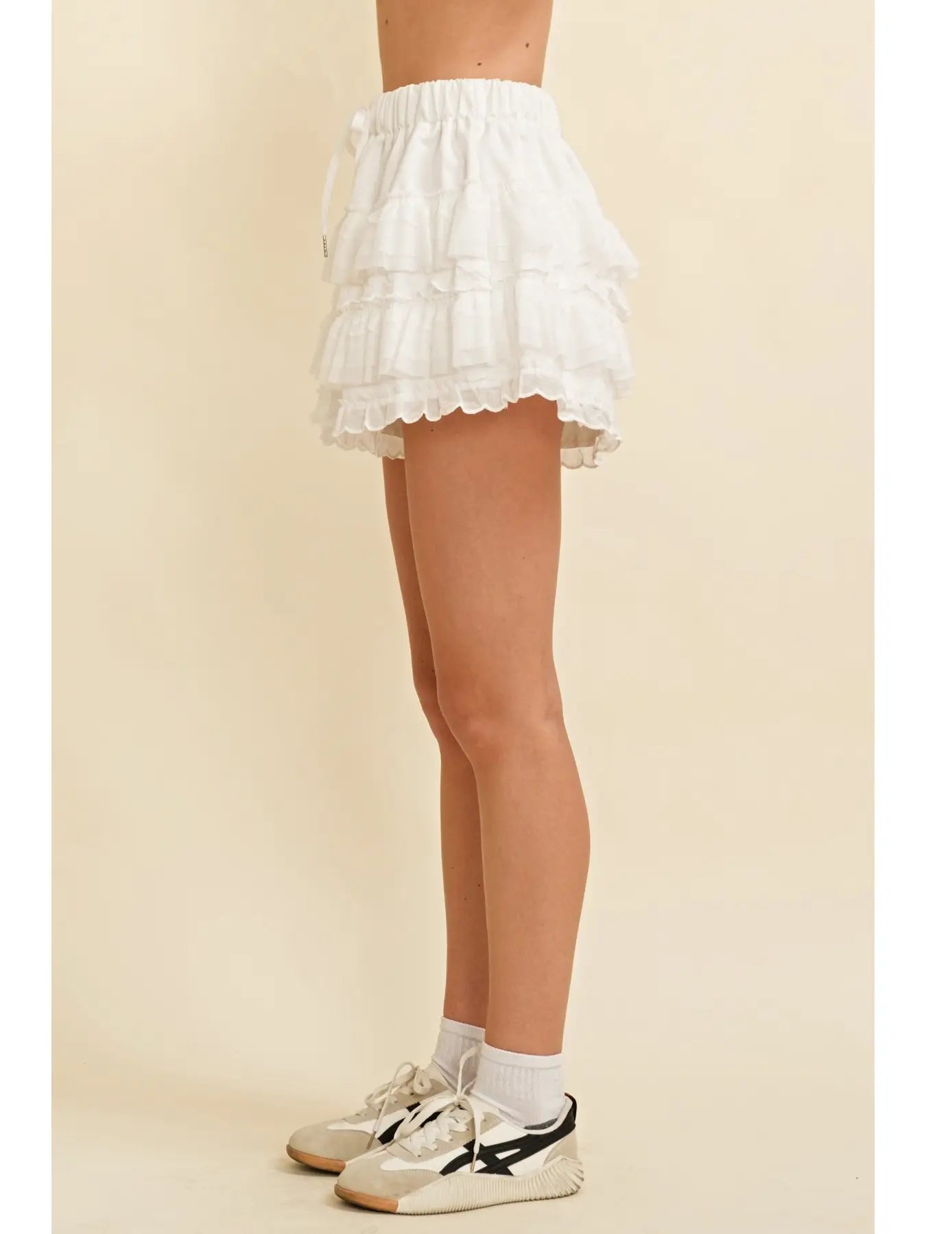 Ruffle Tiered Mini Skort