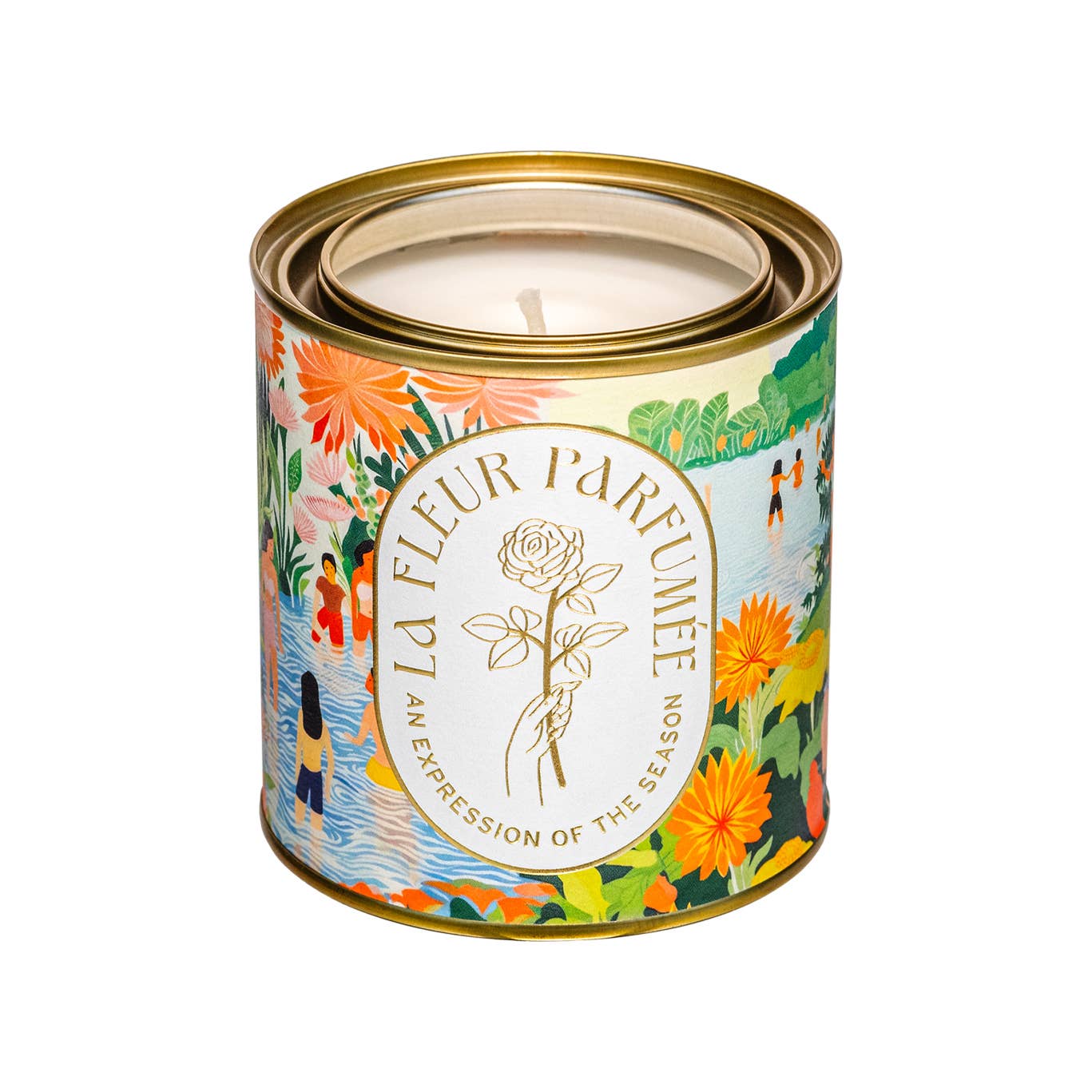 La Fleur Hamoa Tin Candle