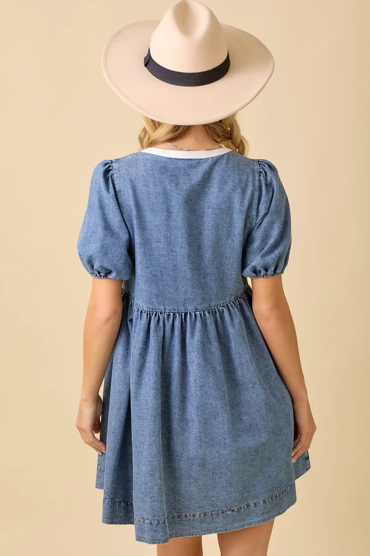 Denim Baby Doll Dress