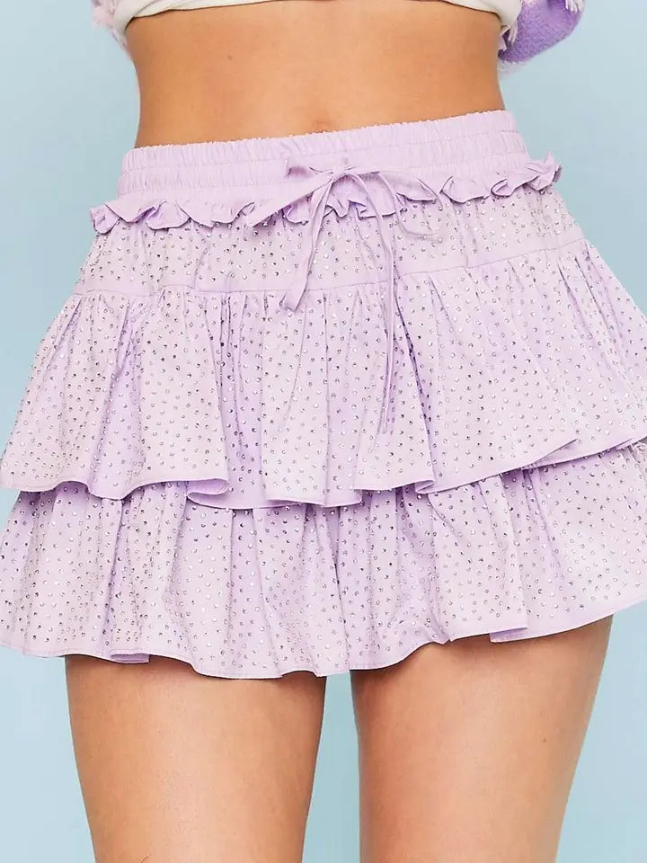 Layered Ruffle Skort