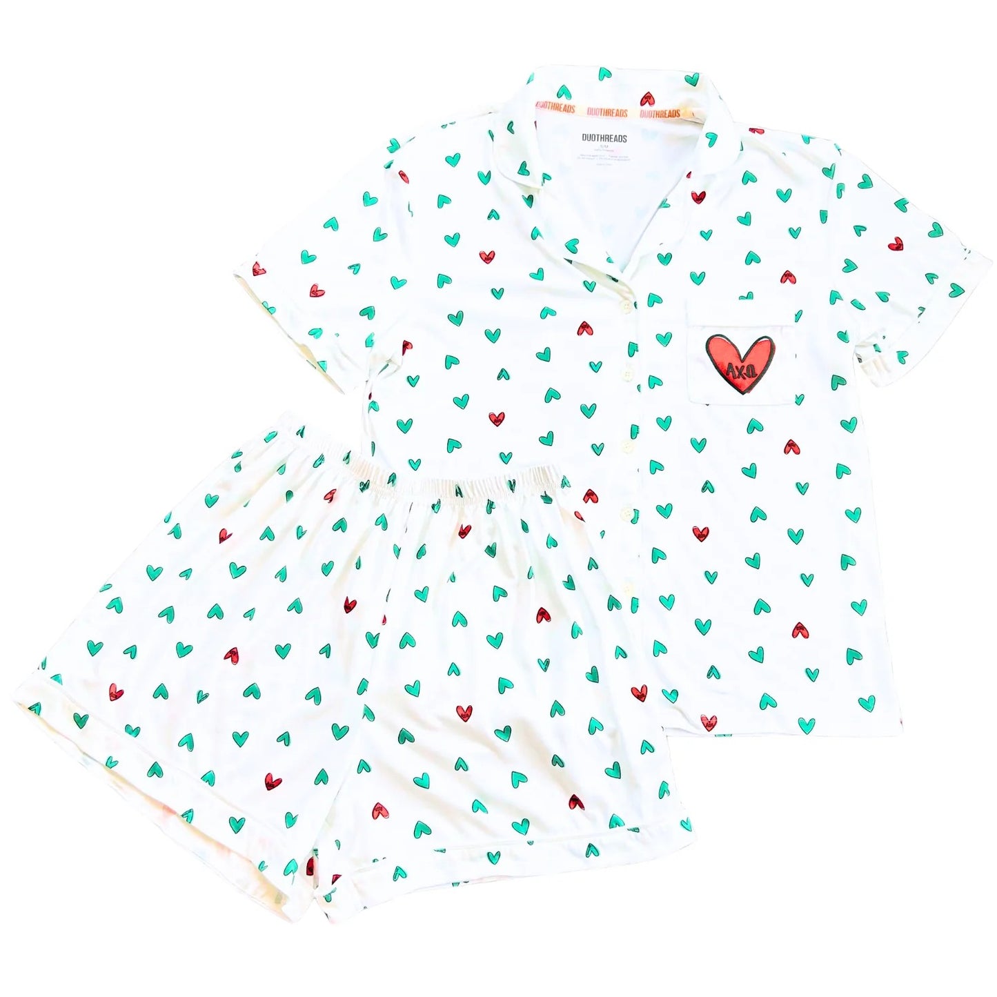 Greek Love Letters PJ Set