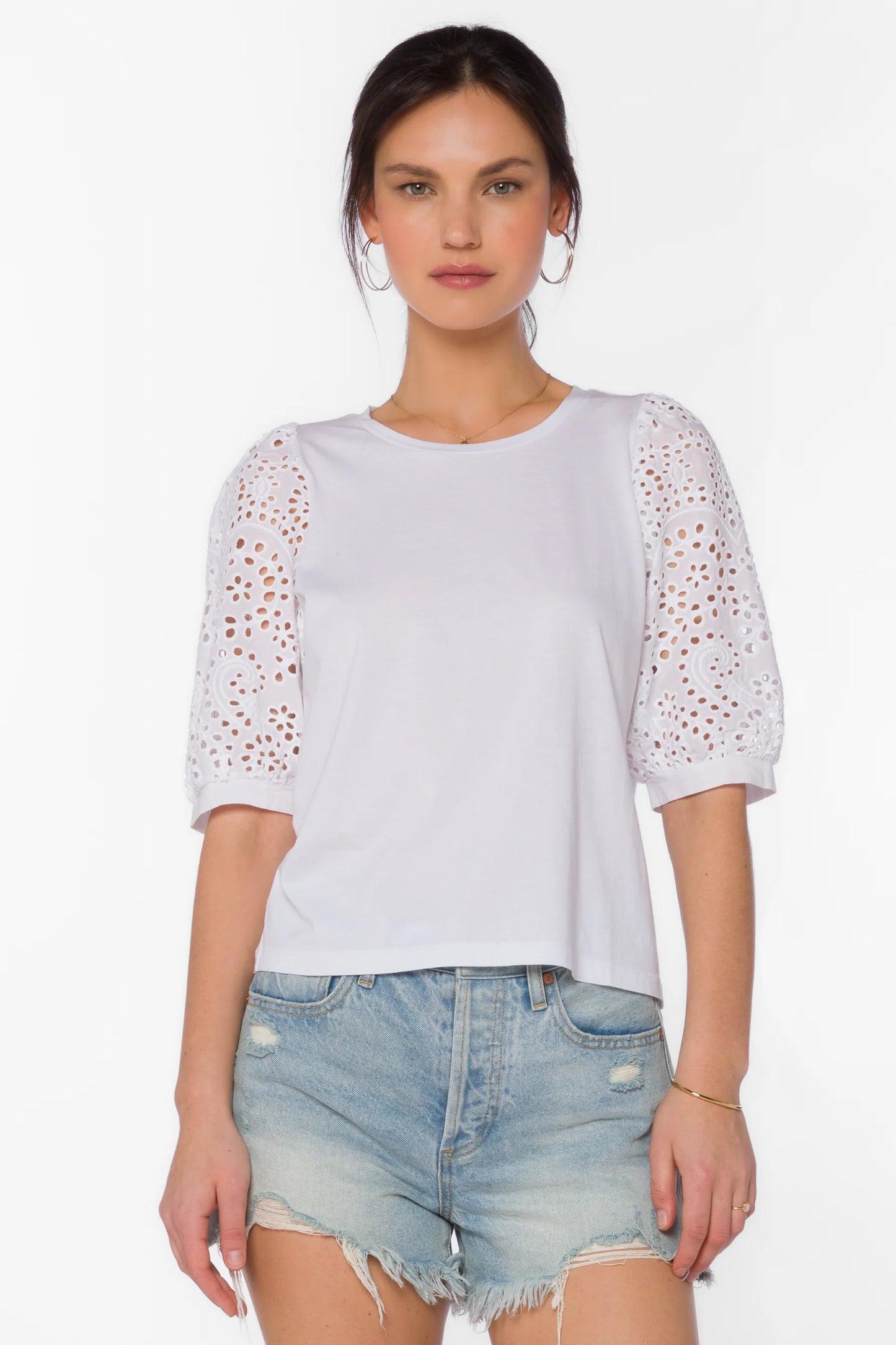 Ronan Short Puff Sleeve Top