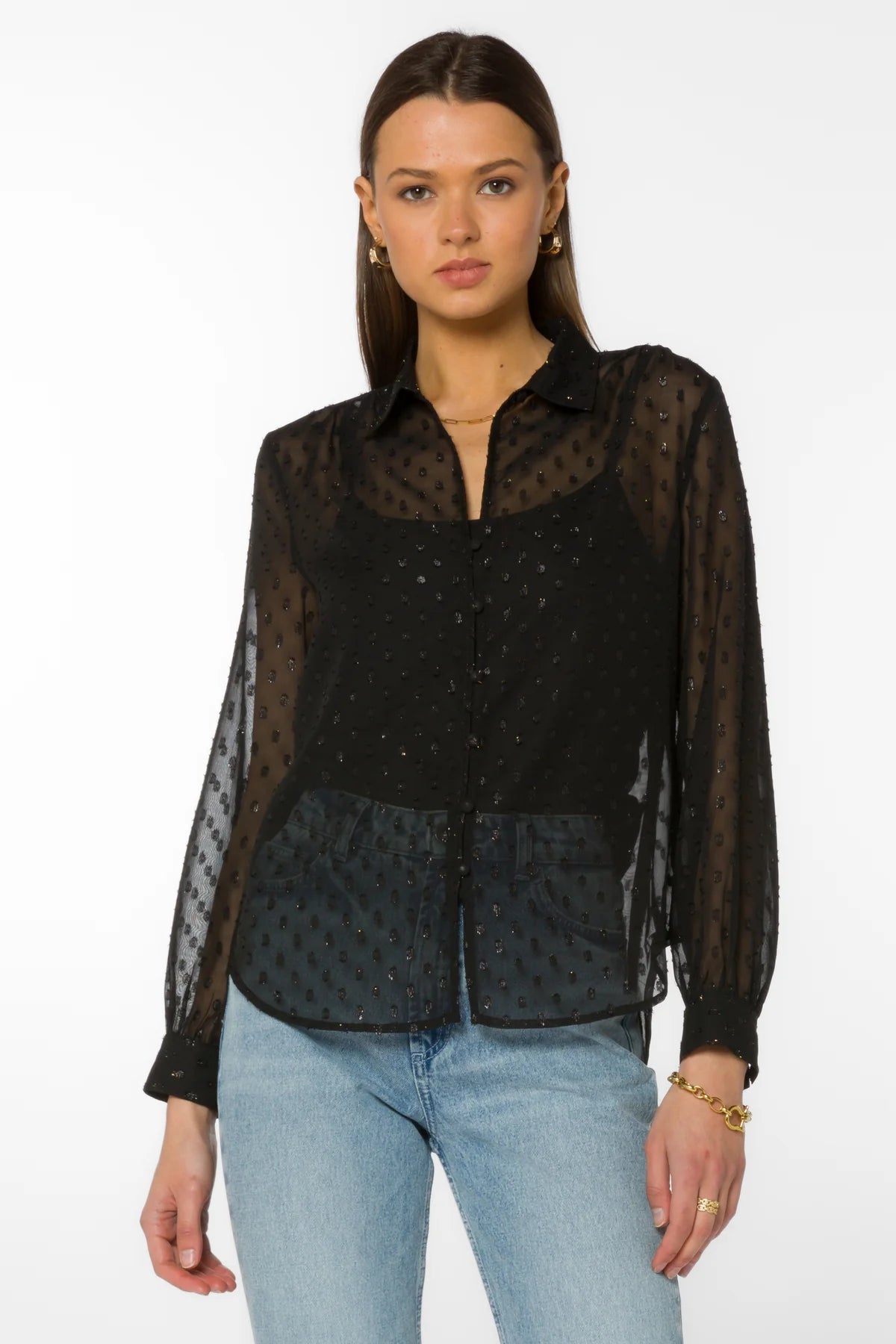 Callen Long Sleeve Sheer Top