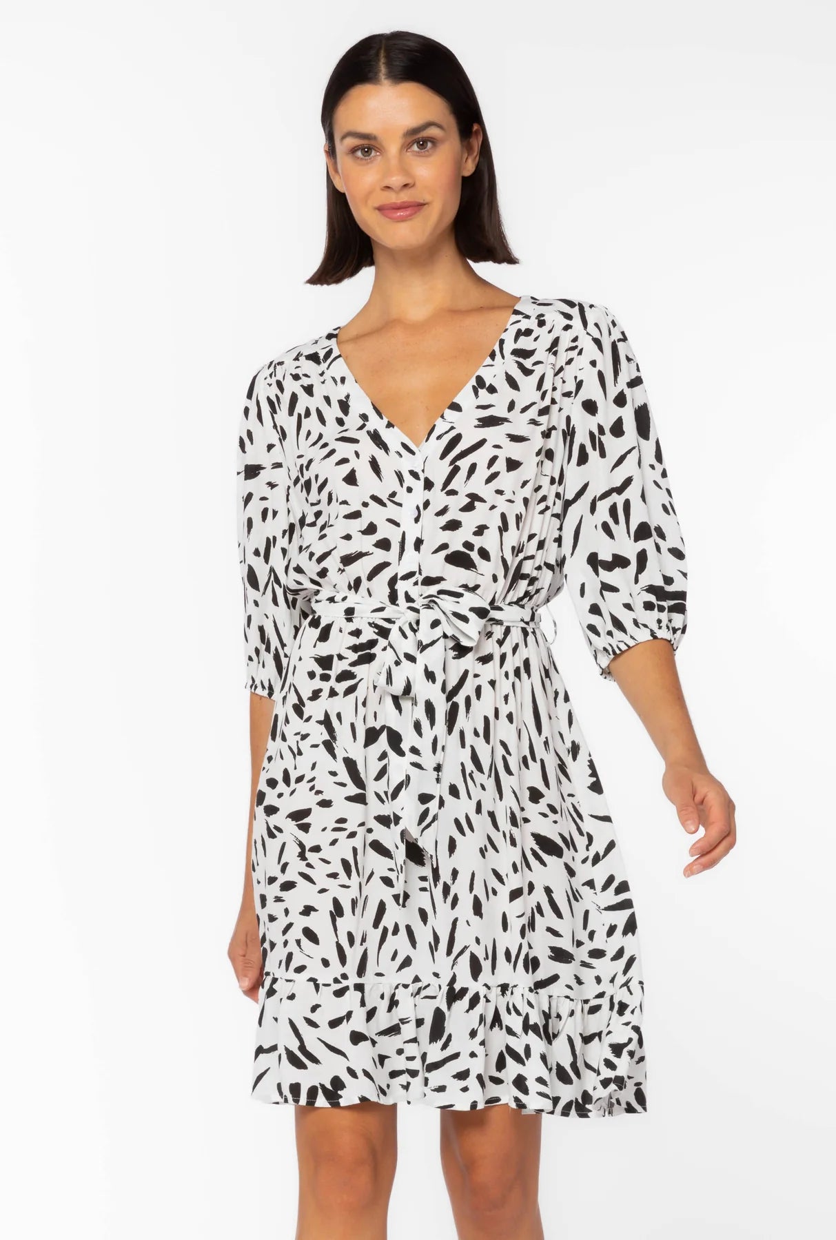 Darcie Balloon Sleeve Dress