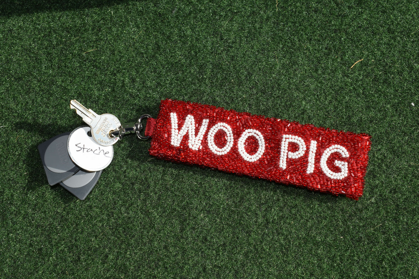 Woo Pig Wristlet Keychain