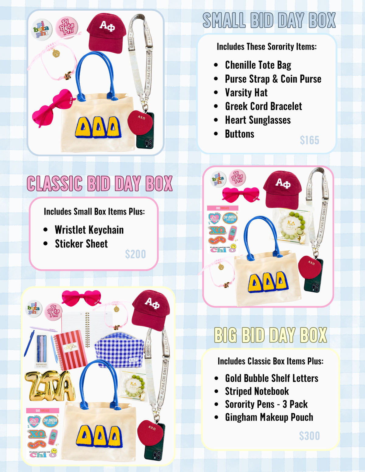 Sorority Bid Day Box