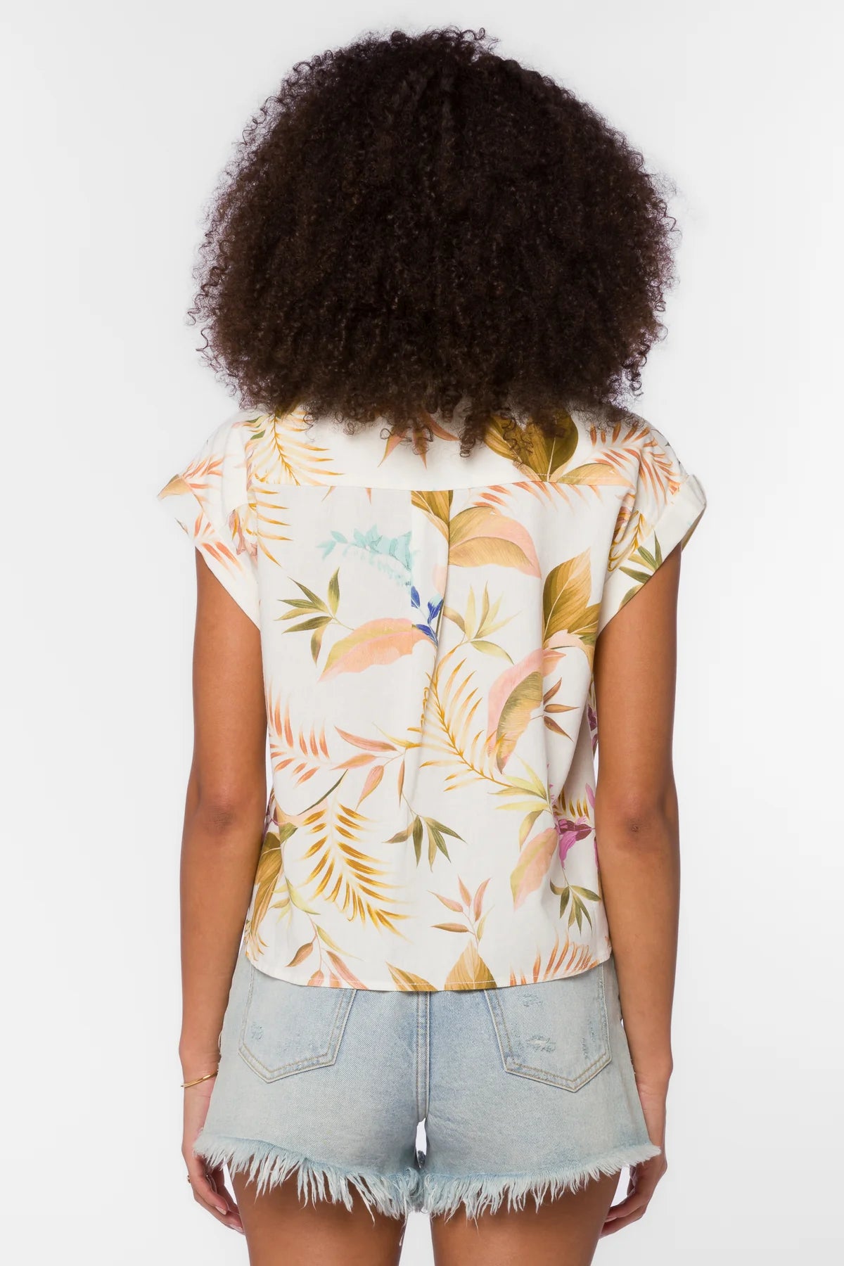 Gavin Short Cuffed Sleeve Top
