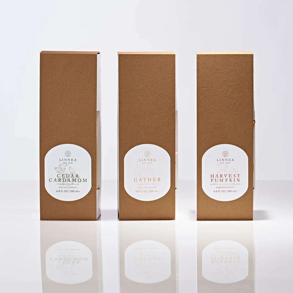 Linnea - Cedar Cardamom Reed Diffuser Kit