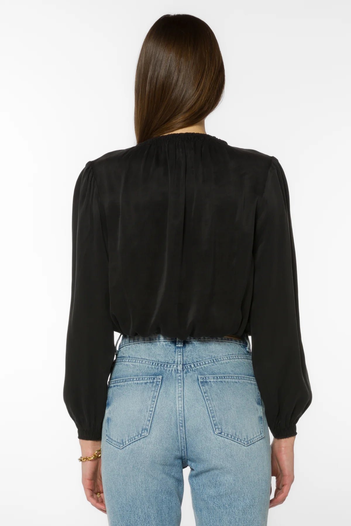 Palma Elastic Sleeve Top