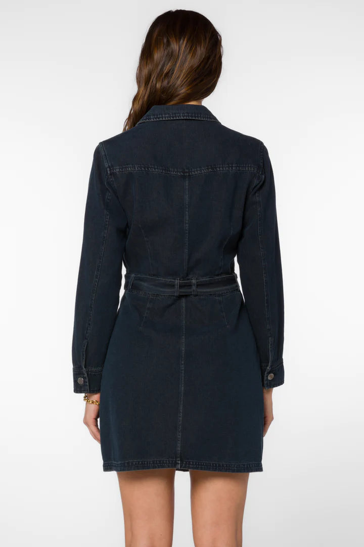Sahara Long Sleeve Denim Dress