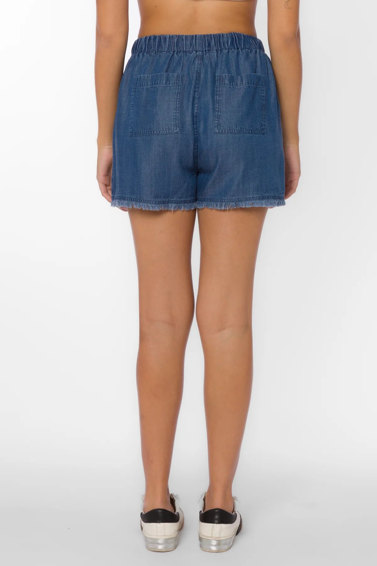 Simone Elastic Drawstring Shorts