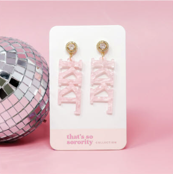 Greek Acrylic Earrings
