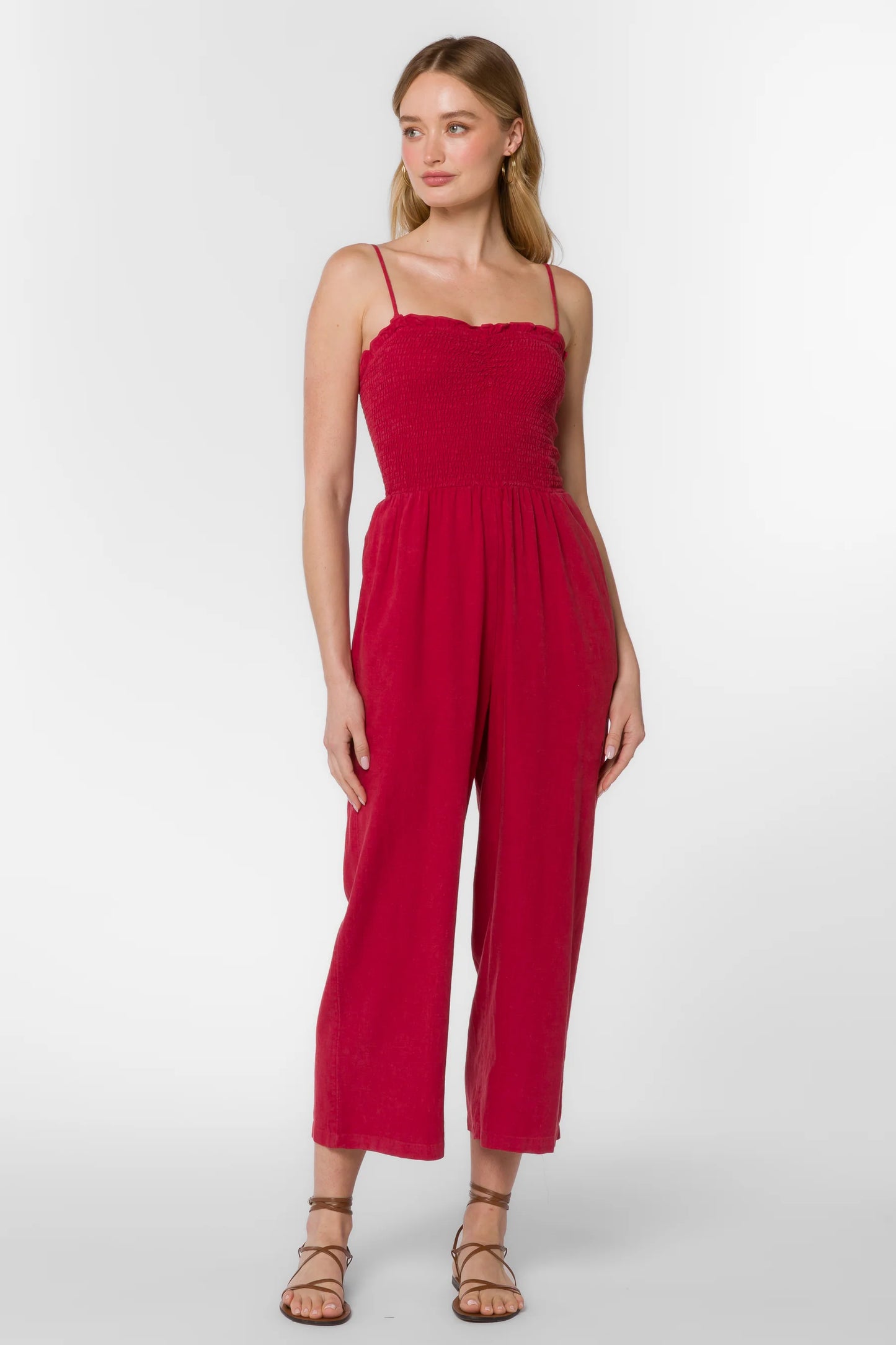 Tasha Smocked Jumpsuit
