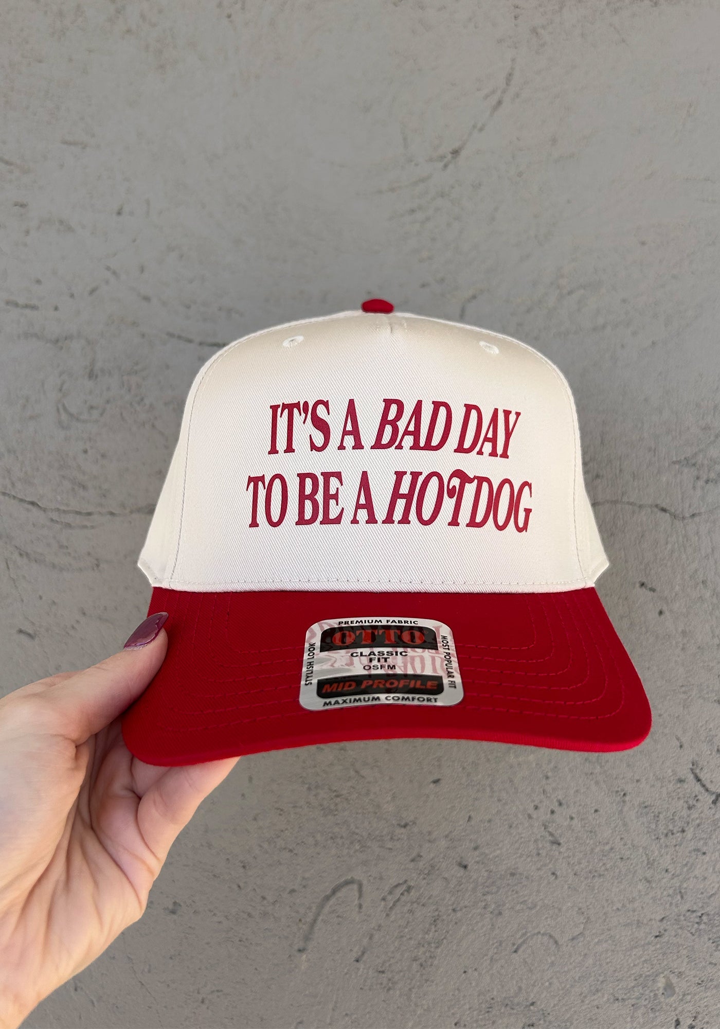 Bad Day To Be A Hot Dog trucker hat
