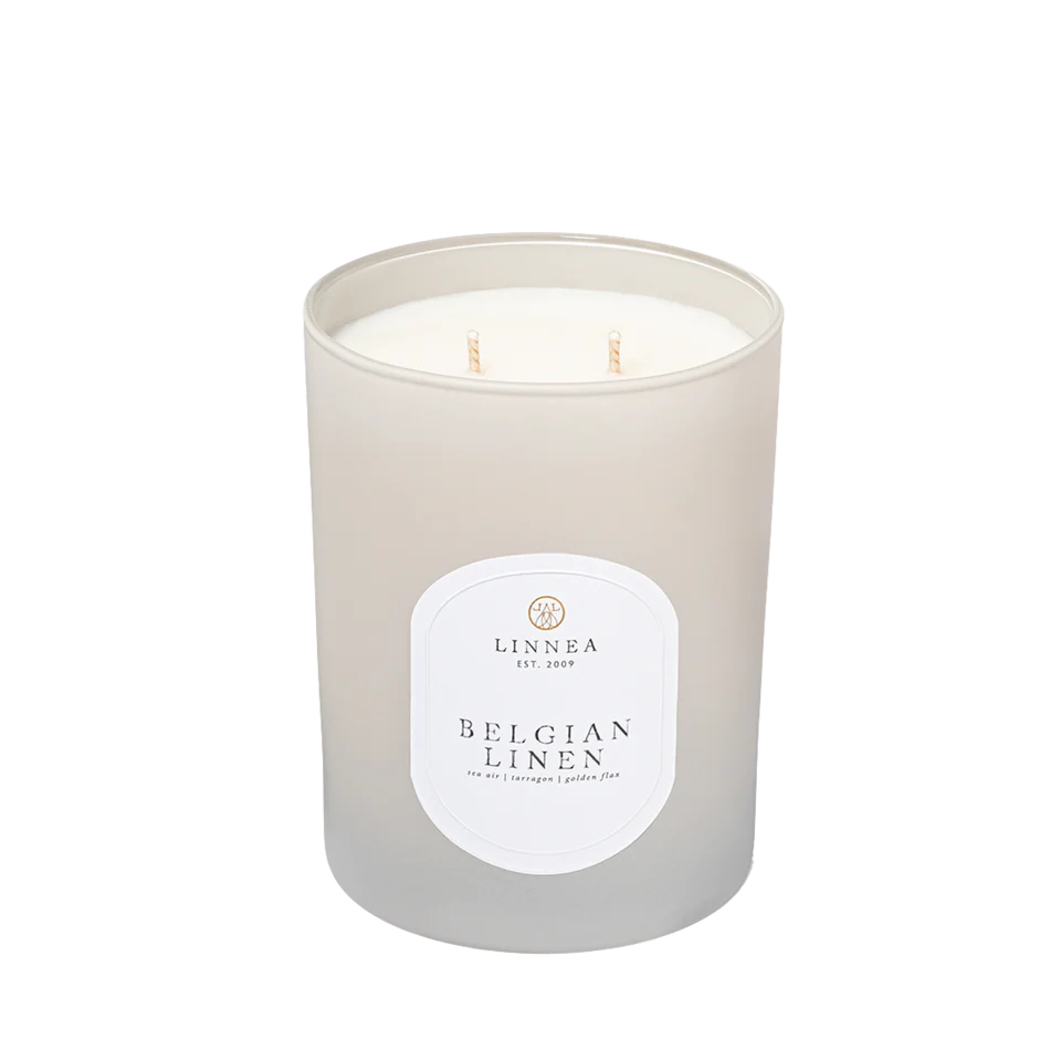 Linnea - Belgian Linen Candle