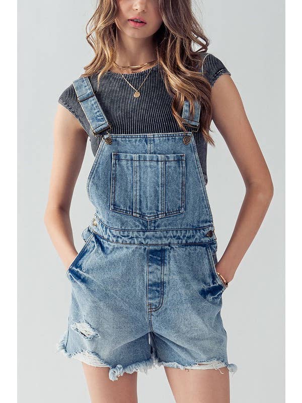 Anette Denim Overalls