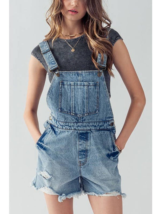 Anette Denim Overalls