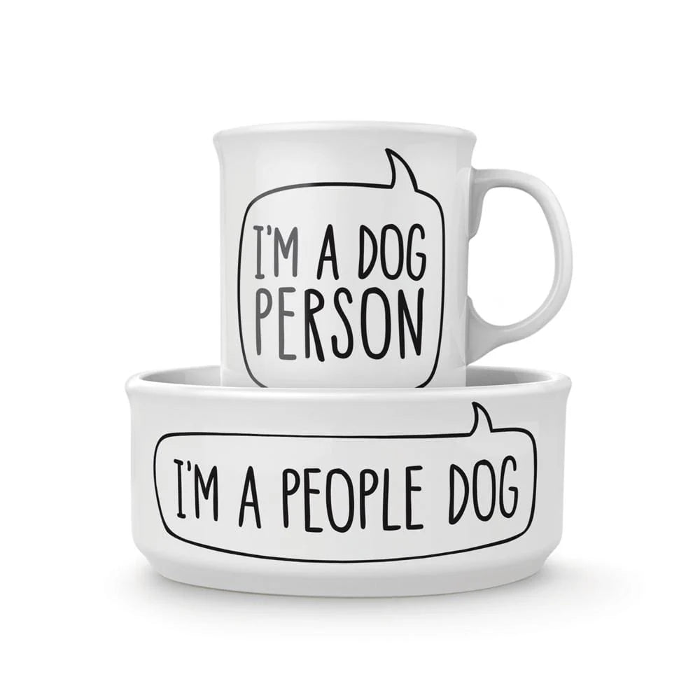Howligans Mug & Dog Bowl Set