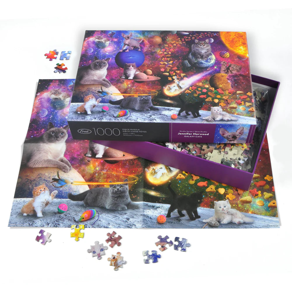 1000 pc Galaxy Cats Puzzle