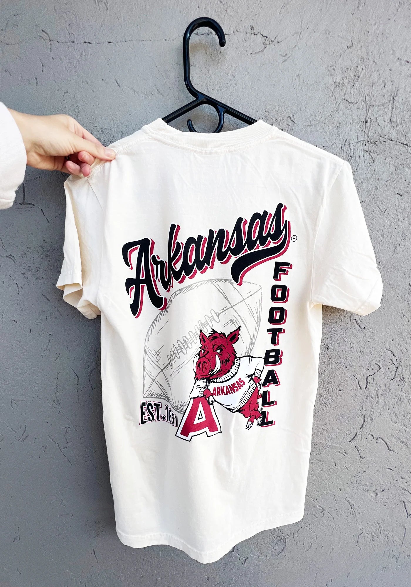 Vertical Football Tee