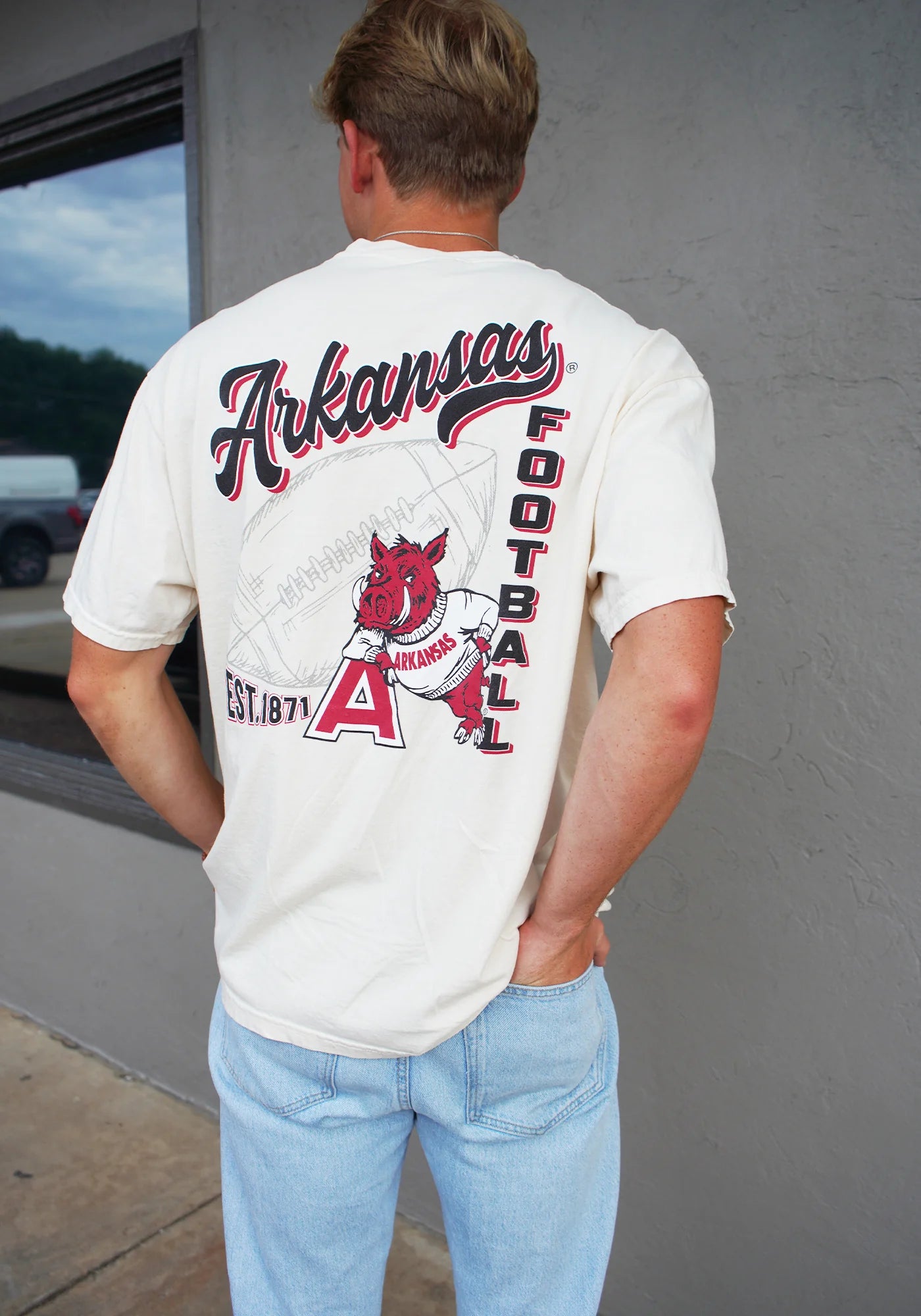 Vertical Football Tee