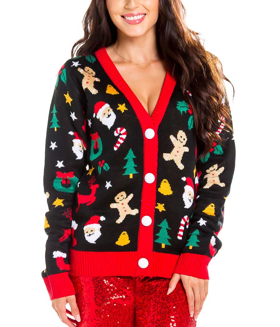 Women's Cookie Cutter Ugly Christmas Sweater