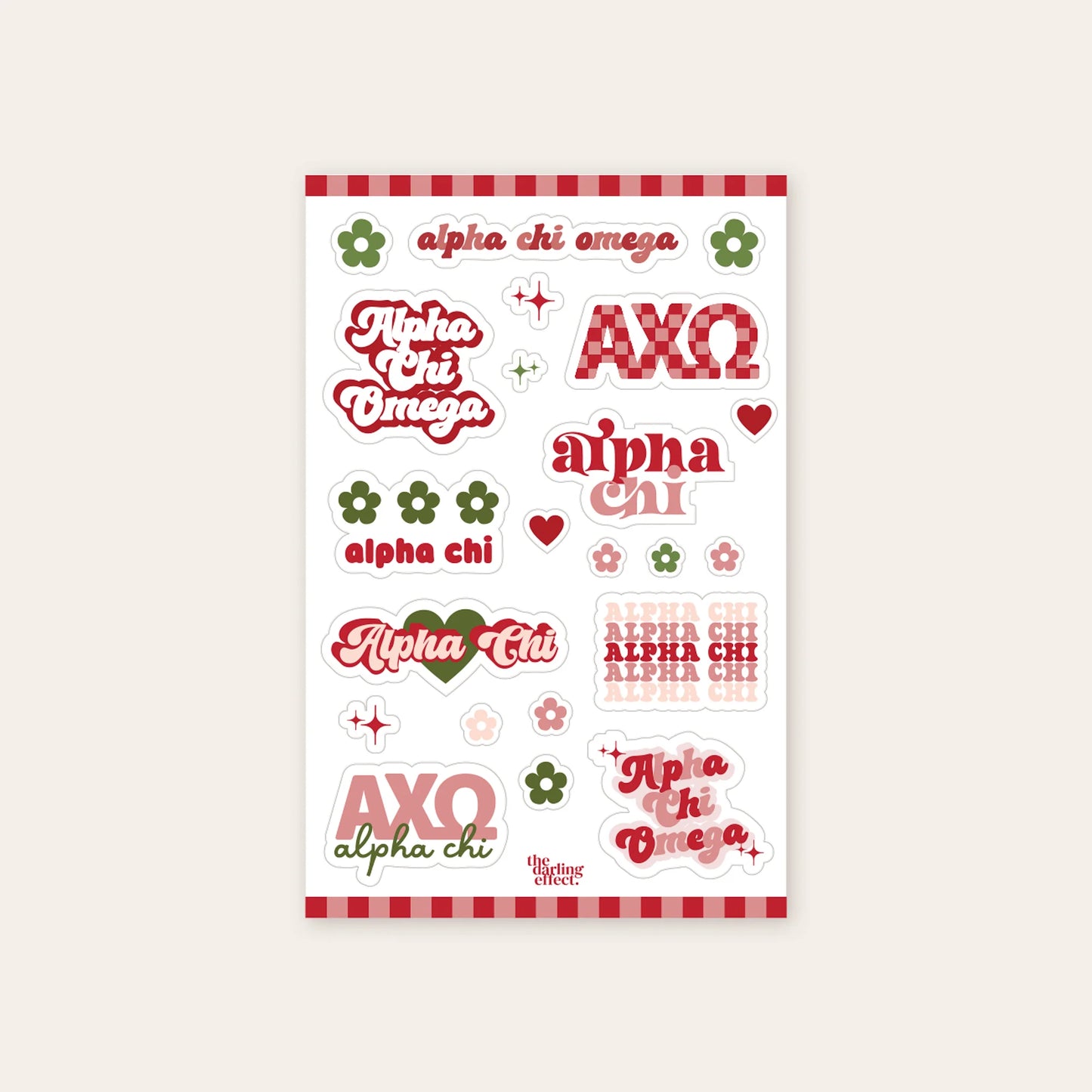 Greek Sticker Sheet