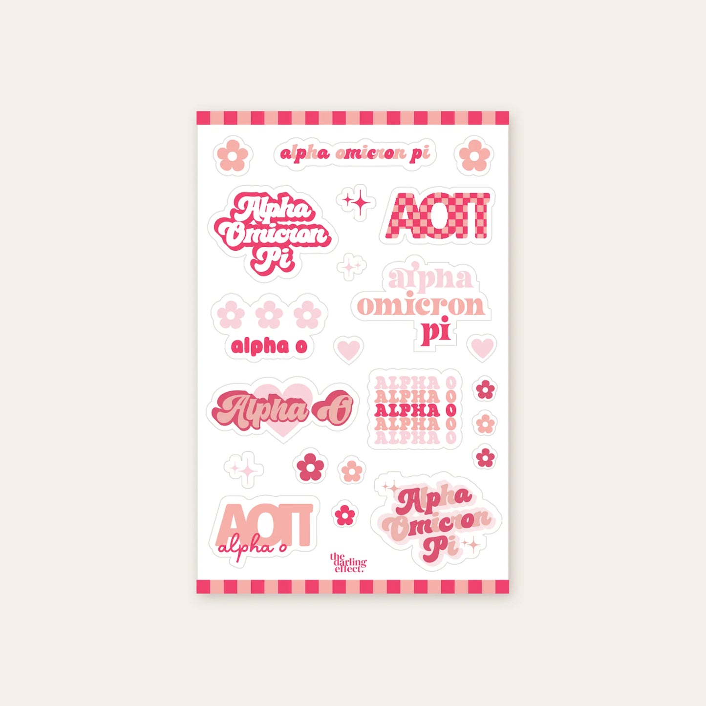 Greek Sticker Sheet
