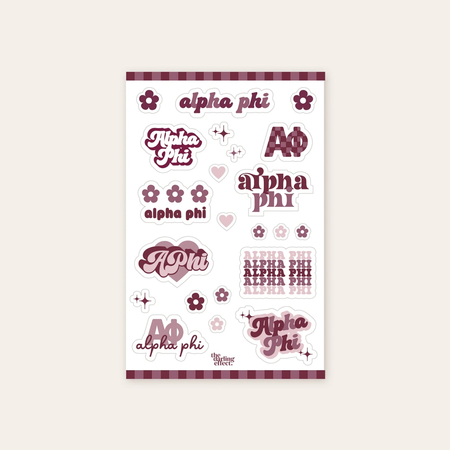 Greek Sticker Sheet