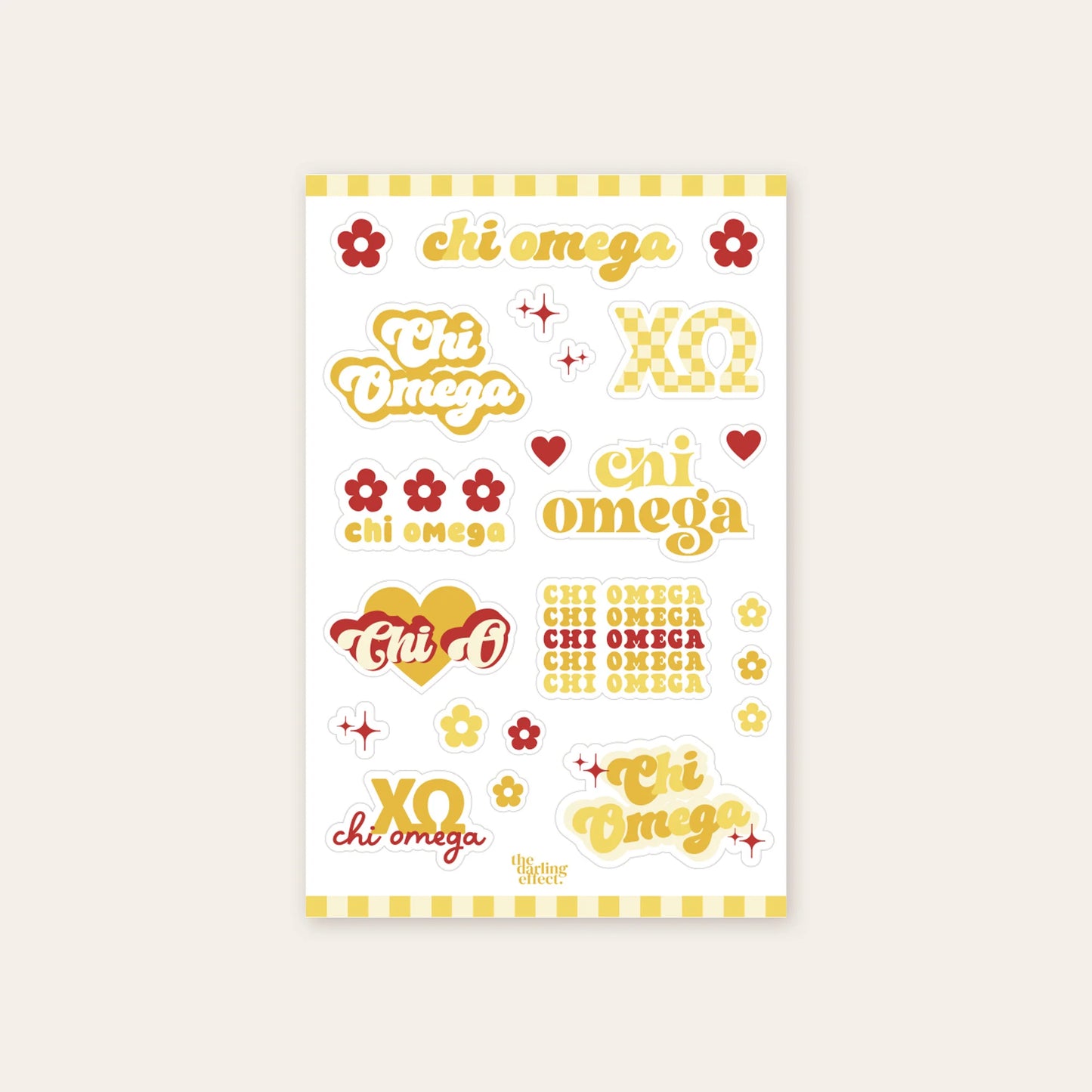 Greek Sticker Sheet