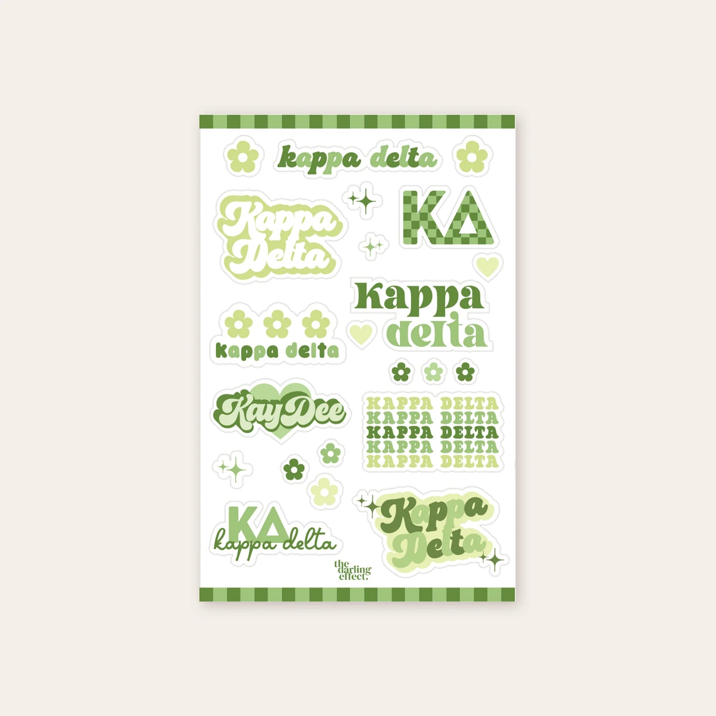 Greek Sticker Sheet