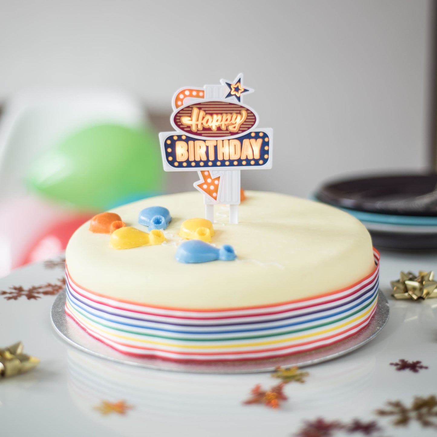 Happy Birthday Cake Topper