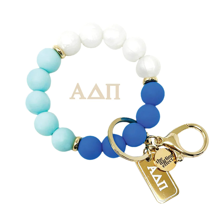 Greek Hands-Free Keychain Wristlet