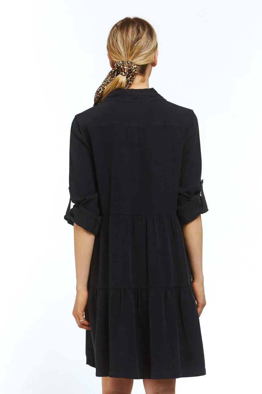 Bree Rolled Sleeve Dress