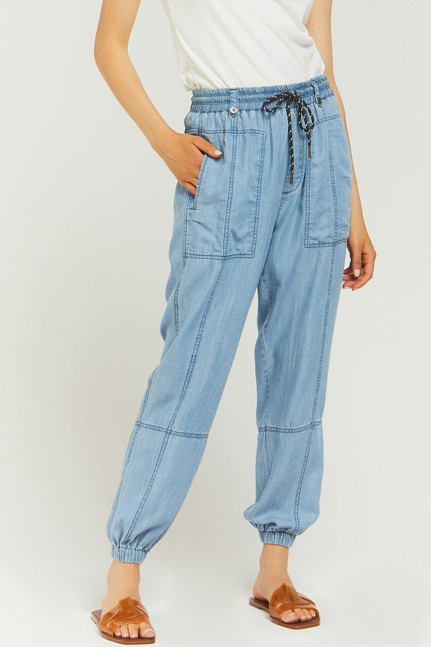 Chambray Joggers