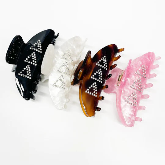 Greek Diamond Hair Clip