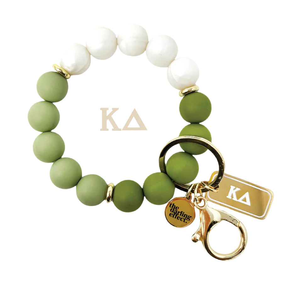 Greek Hands-Free Keychain Wristlet