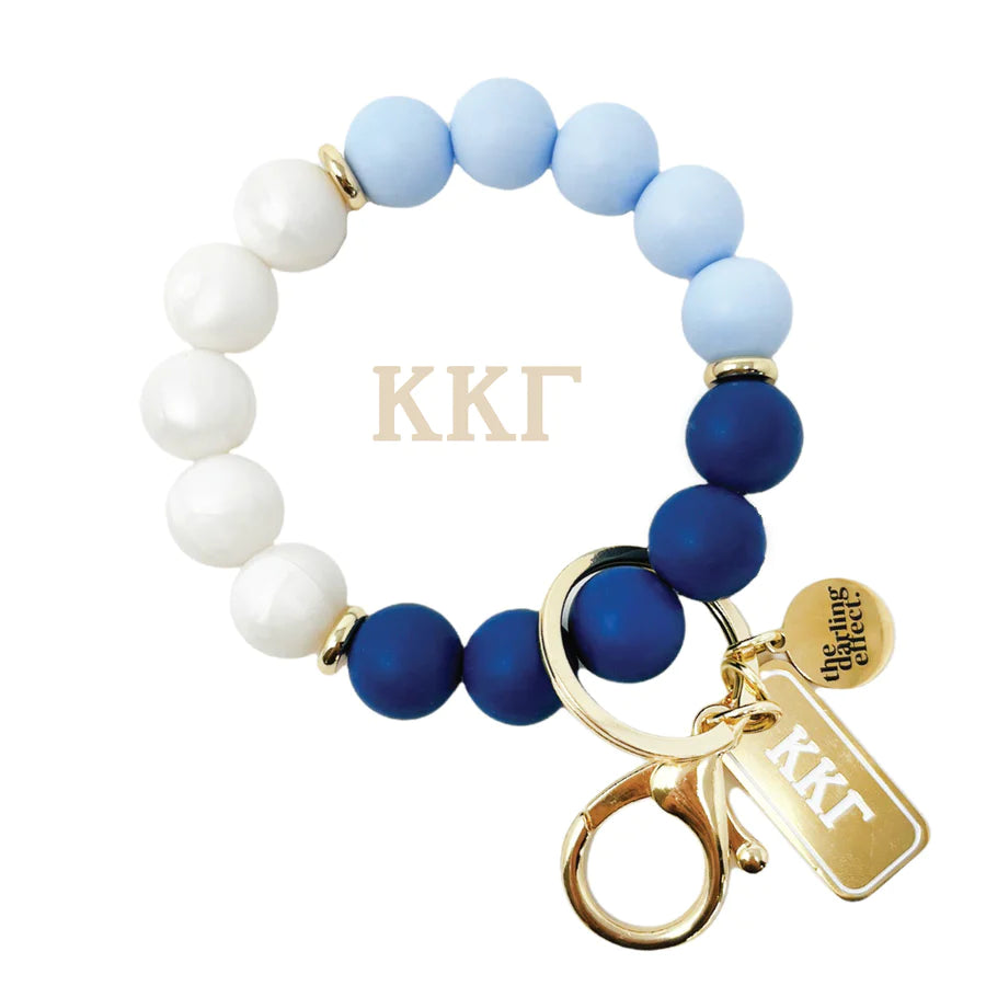 Greek Hands-Free Keychain Wristlet