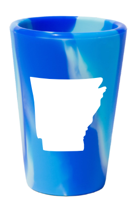 Silipint Arkansas Shot Glasses