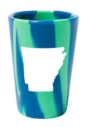 Silipint Arkansas Shot Glasses