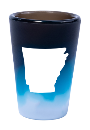 Silipint Arkansas Shot Glasses