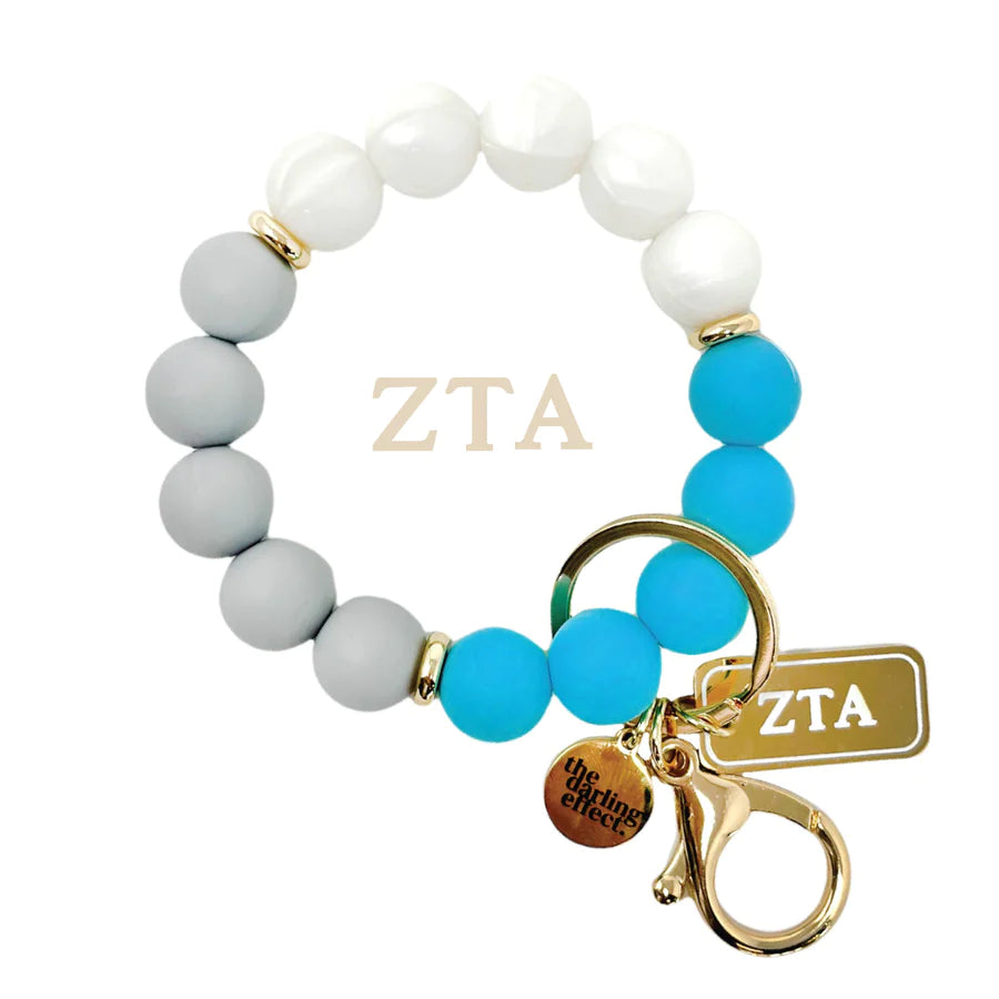 Greek Hands-Free Keychain Wristlet