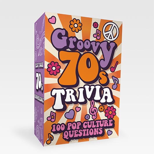 Groovy 70s Trivia Cards