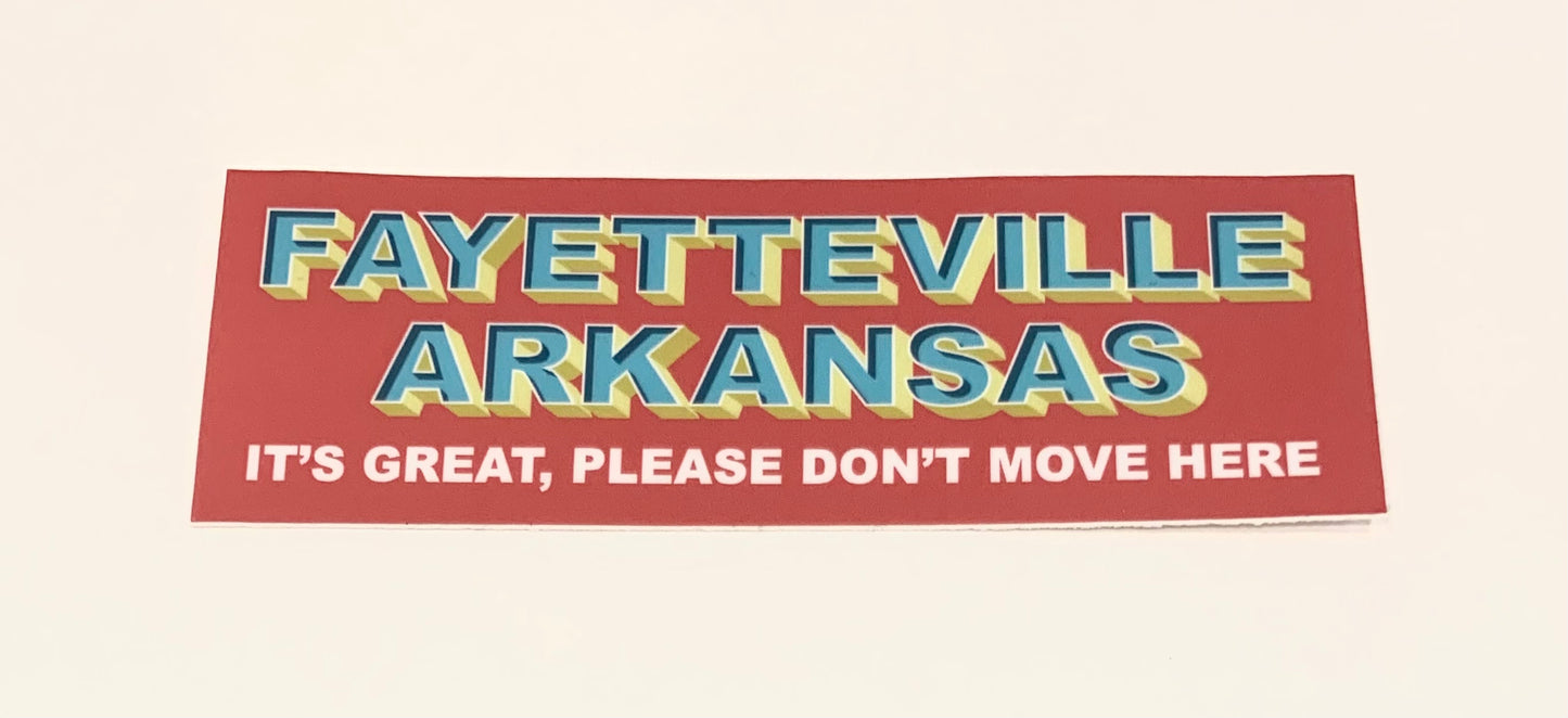 Fayetteville Stickers